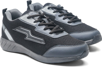 asian Lightspeed-02 Sports Shoes for Men | Stylish, Lightweight & Durable Running Shoes For Men(Black, Grey , 7)