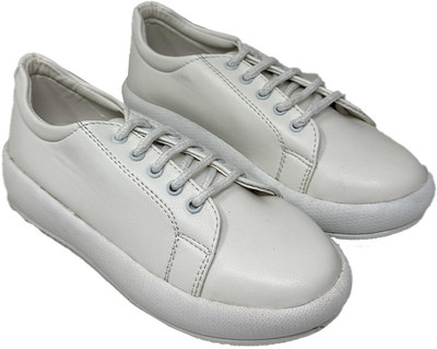 GLOBAL STEP Sneakers Canvas Shoes For Women(White , 7)