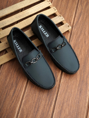 KILLER Loafer Shoes for Men | Formal & Casual Stylish, Comfortable Daily Wear Footwear Loafers For Men(Grey , 8)