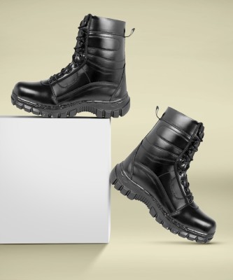 Para Commando NCC COMMANDO COMBAT BOOTS Boots For Men(Black)
