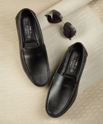 action DRIVE 41 Trendy Comfortable Stylish Casual Slip On Loafers Loafers For Men(Black , 8)