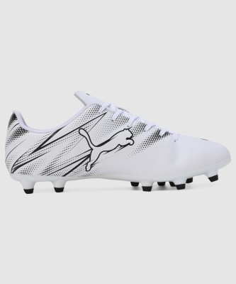 PUMA ATTACANTO FG AG Football Shoes For Men(White , 11)