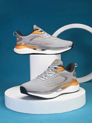 Abros RONN Athleisure Cultured Round-Toe Shape & Hyperfuse Technology Casuals For Men(Grey , 7)