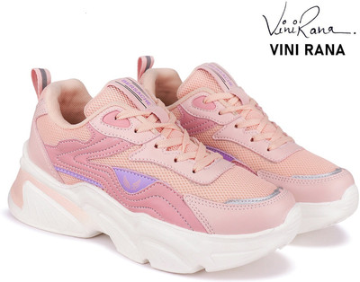 BERSACHE Sneakers For Women(Pink , 5)