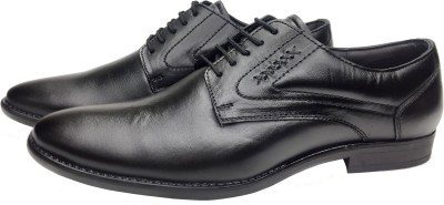 KOXA KS 355 Black 7 - Mens Formal Shoe Pure Leather, Lace Up For Men(Black)