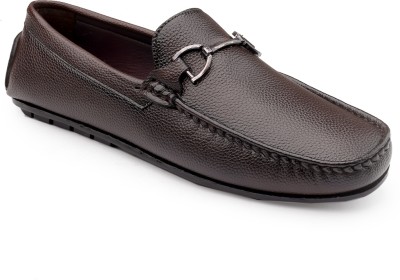 Wixom Brown Formal Loafers For Men Loafers For Men(Brown , 9)