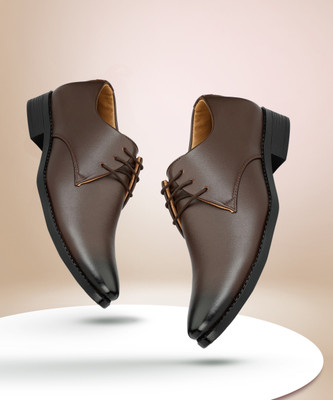 DUNKASTON Lace Up For Men(Brown , 10)