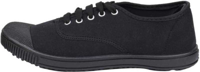 Monex Boys & Girls Lace Tennis Shoes(Black, 8-9)