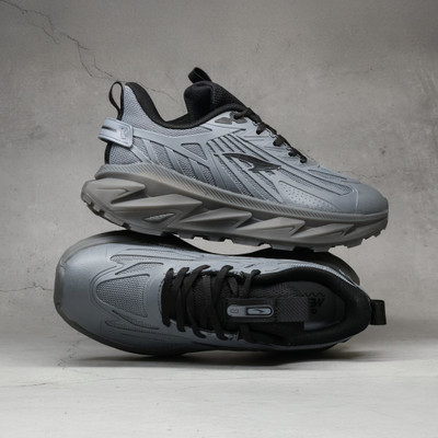 asian QUANTUM-21 Running Shoes For Men(Grey, Black , 7)