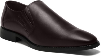 LOUIS STITCH Men's Brunette Brown Italian Leather Formal Slipon Loafers Shoes (RXSOBB) UK 7 Slip On For Men(Black , 7)