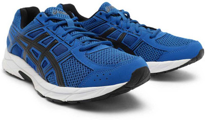 Asics GEL-CONTEND 4B+ Running Shoes For Men(Blue , 8)