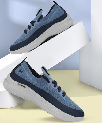 Neemans EaseWalk Lace Up Sneakers for Men Sneakers For Men(Blue , 9)