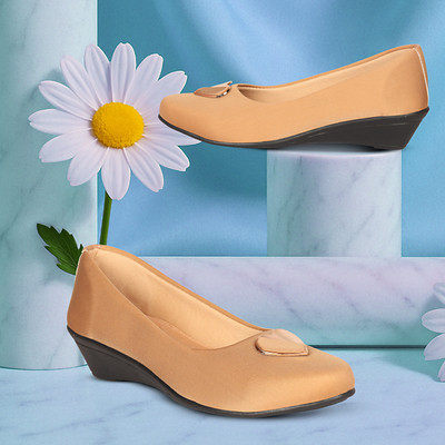 STYLE BUY STYLE Bellies For Women(Beige , 8)