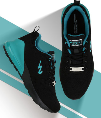 CAMPUS FLYING FURY Walking Shoes For Men(Black , 9)