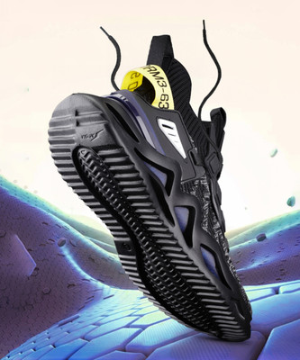 ATOM Good Vibes Sneakers For Men(Black , 6)