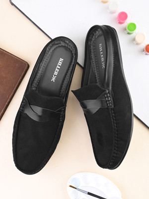 KILLER SS25 3099 Mules(Open Loafers) Loafers For Men(Black , 11)