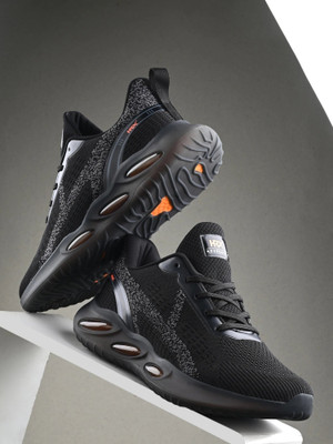 HRX by Hrithik Roshan Sports Shoes Walking Shoes For Men(Black , 9)
