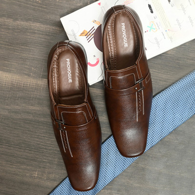 PROVOGUE Slip On For Men(Brown , 10)