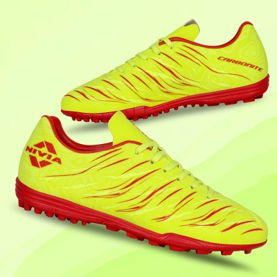 NIVIA Carbonite 6.0 Turf Football Shoes For Men(Green)