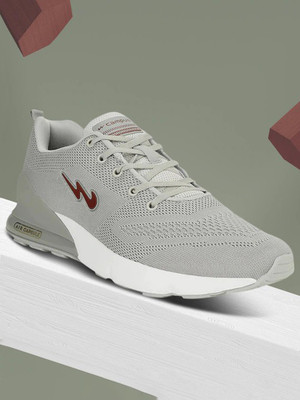 CAMPUS Running Shoes For Men(Grey, Maroon , 6)