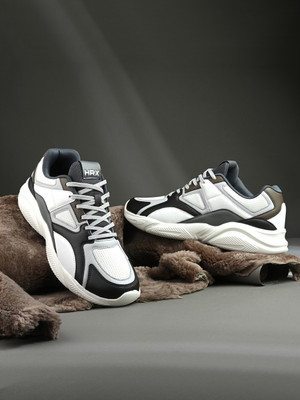 HRX by Hrithik Roshan RICK Running Shoes For Men(Off White, Black , 6)