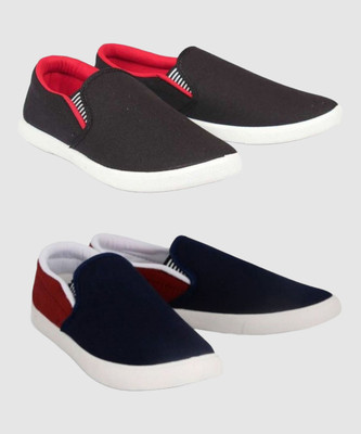 HOTSTYLE New Collection of Combo Pack of 2 Casual Sneakers Sneakers For Men(Multicolor , 7)