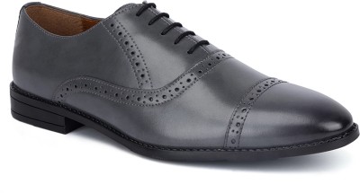 LOUIS STITCH Rosewood Oxford Lace Up Shoes for Men RGOXGY UK 7 Lace Up For Men(Grey , 7)