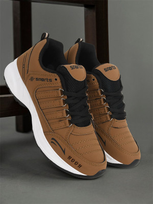 HOOH-Now Comfort in Fashion CLIMB01 Casuals For Men(Brown , 7)