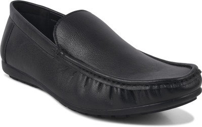 Clog London Men's Loafers Loafers For Men(Black , 9)