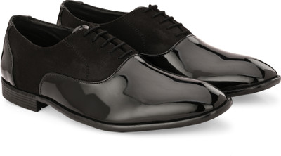 House of Pataudi Men Brown Faux Leather Formal Slip On Loafers Derby For Men(Black , 8)