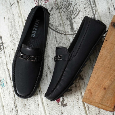 KILLER Formal & Casual Loafers for Men | Stylish, Lightweight & Comfortable Shoes Loafers For Men(Black , 8)