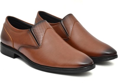VEPERS Lightweight Comfort Summer Trendy Premium Stylish Shoes / Slip On For Men(Tan)