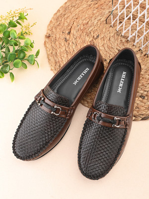 KILLER Men's SS25 3075 Brown Casual Loafers Loafers For Men(Brown , 12)