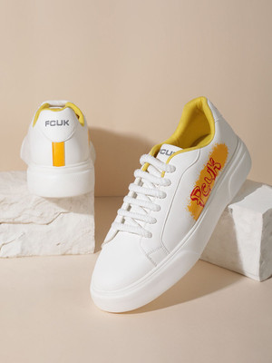 FCUK Sneakers For Men(White , 10)