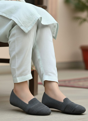 KANSAR Traders MH-005 Bellies For Women(Grey , 5)