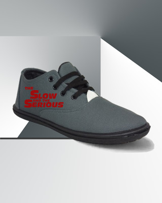 KANEGGYE CASUALS FOR MEN & KIDS Casuals For Men(Grey, Red , 9)