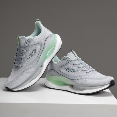 RED TAPE Athleisure Shoes|Cultured Round-Toe Shape & Cushioning Technology Walking Shoes For Men(Green, Grey , 6)