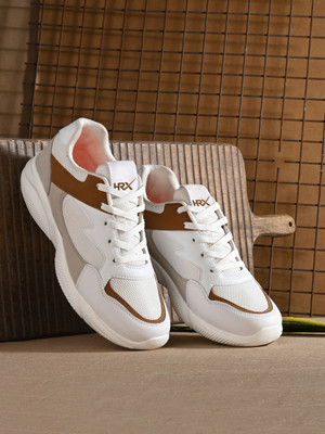 HRX by Hrithik Roshan -001 35 Running Shoes For Men(Off White, Brown , 11)