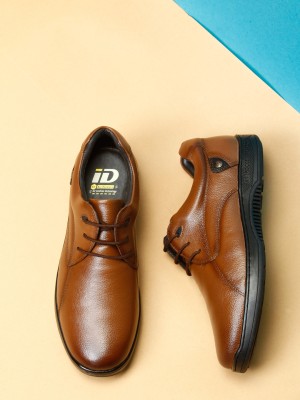 iD Lace Up For Men(Tan , 9)