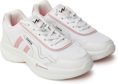 CAMPUS HALL Walking Shoes For Women(White)