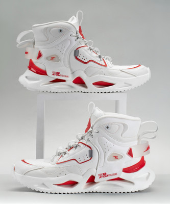 ATOM Chroma Kick Multicolor Sneakers For Men(White, Red , 9)