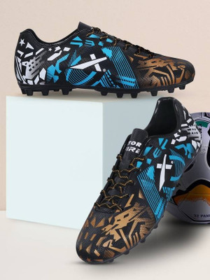 VECTOR X Fire Sporty Design Synthetic Upper & Non Slip Sole Futsal Indoor Football Shoes For Men(Multicolor , 5)