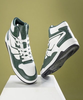 RED TAPE Casual Sneaker Shoes for Men | Elegantly Rounded Front, Soothing Insole Sneakers For Men(White, Green , 8)