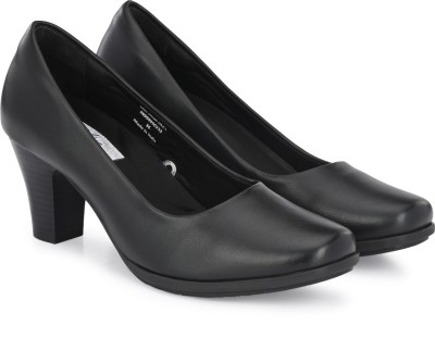 Delize heeled Bellies For Women(Black , 6)