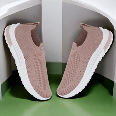 Free Kicks Comfi-Zone Soft Casual Sneakers For Women(Pink , 9)