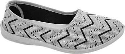 VOCABULARY SHOE Bellies For Women(Grey , 5)