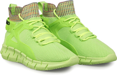RapidBox High Tops Sneakers For Men(Green , 6)