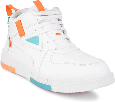 Vortek High Tops For Men(White , 8)