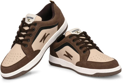 Zontrek Zontrek Brown & Beige Sneakers for Men Sneakers For Men(Brown, Beige , 7)