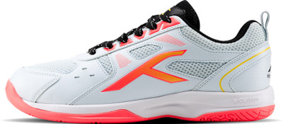 Hundred Raze Badminton Shoes For Men(Blue, Orange, Black , 10)